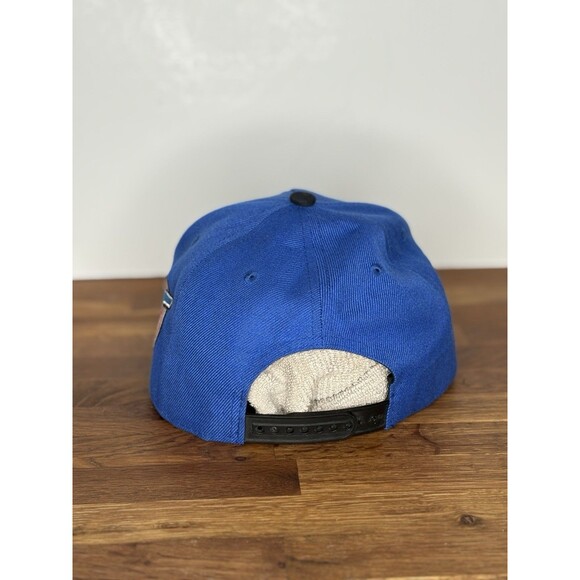 Looney Tunes Space Jam Embroidered Hat Cap Snapback Blue‎ Adult Flat Brim - Picture 4 of 8